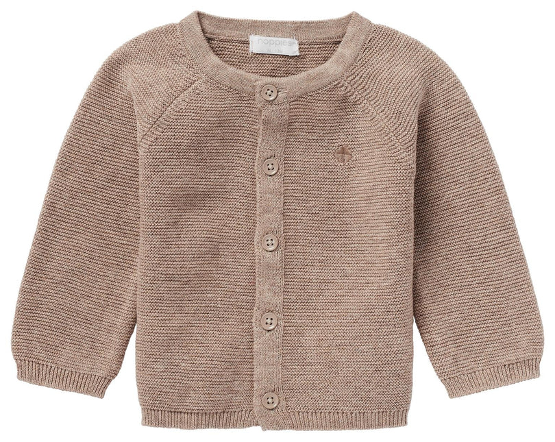 Noppies Baby Strickjacke Naga Taupe Melange