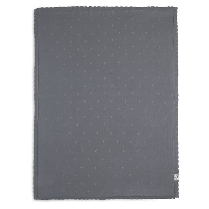 Jollein Kinderbettdecke Pointelle Storm Grey 75x100cm