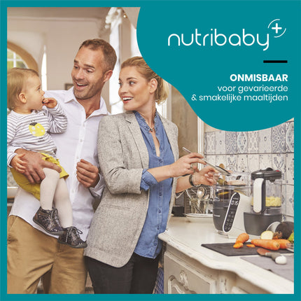 Babymoov Küchenmaschine Nutribaby (+) Industrial Grey