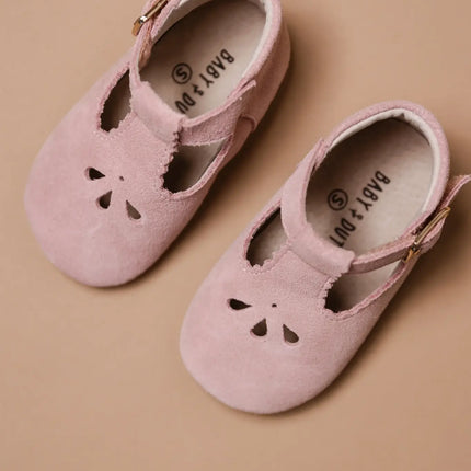 Baby Dutch Baby Schuhe Evi Rosa Wildleder