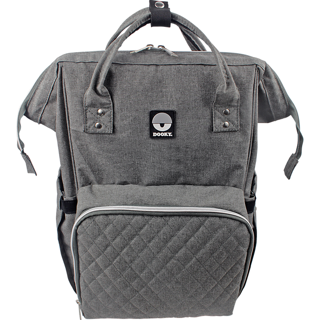 Dooky Wickeltasche Large Grey Melange