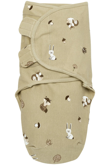 Meyco Swaddle-Decke Waldtiere Sand