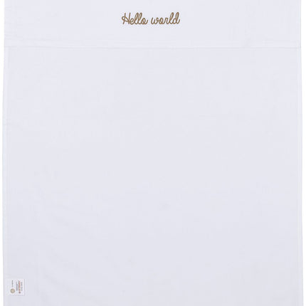 Meyco Bettlaken Hello World Taupe 100X150cm