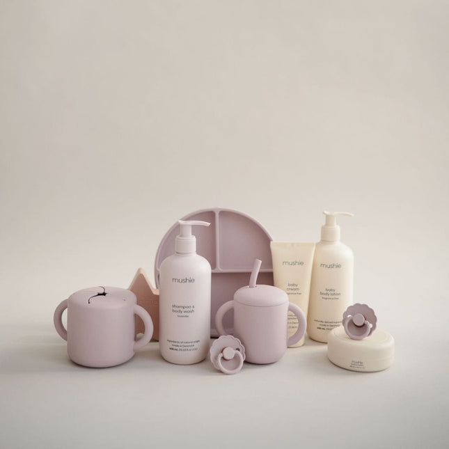 <tc>Frigg</tc> <tc>Schnuller</tc> Größe 1 Daisy Baby Pink/Soft Lilac Silikon 2er-Pack