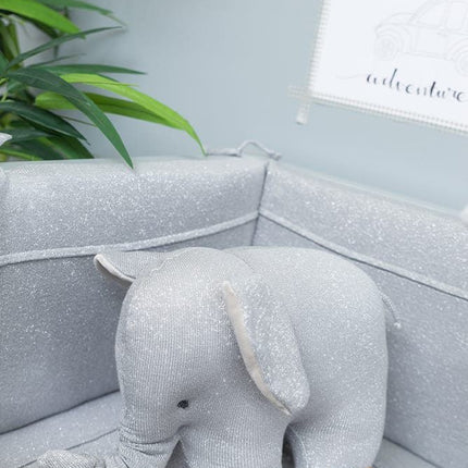 Baby's Only Kuscheltier Elefant Sparkle Silbergrau