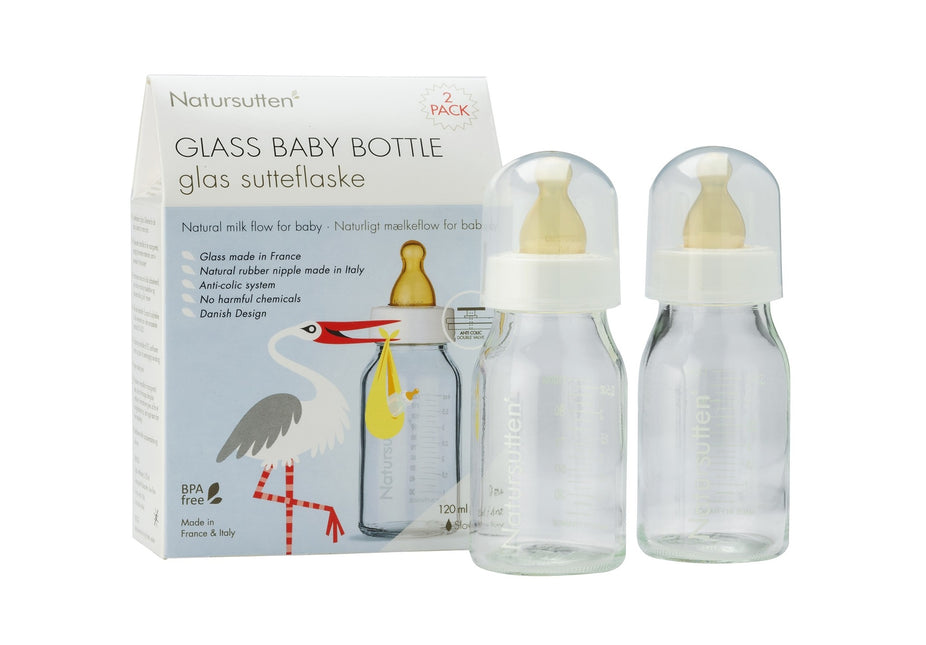 Natursutten Babyflasche Glas Set 120Ml 2 Stück
