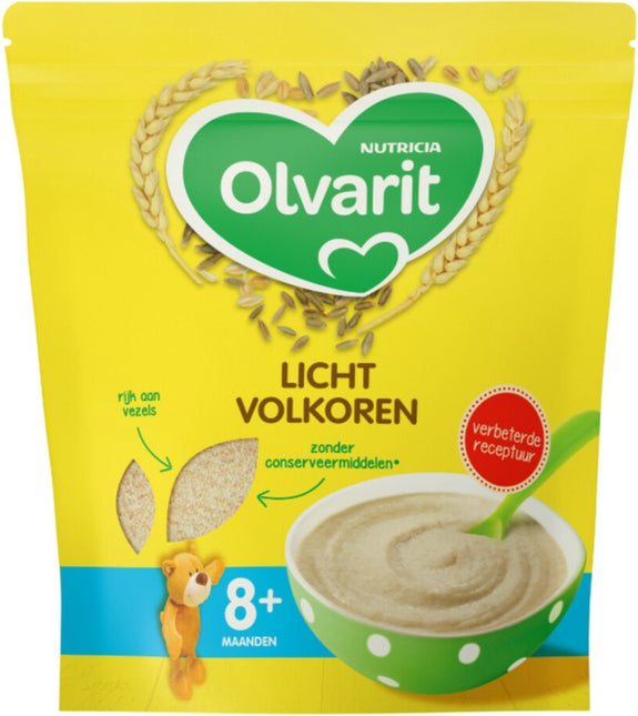 Olvarit Babynahrung Leicht Vollkorn 8+ Monate