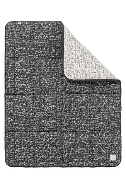 Noppies Fancy Dot Laufgittermatte aus Jersey, wendbar, geschmiedetes Eisen, 100 x 135 cm