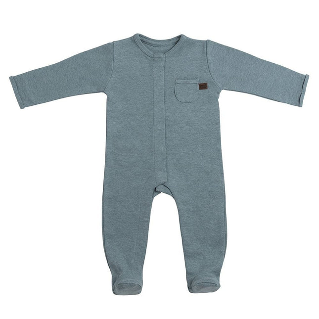 Baby's Only Baby-Body mit Füßen Melange Stonegreen