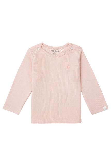 Noppies Baby Shirt Langarm Rippe Natal Rose Smoke