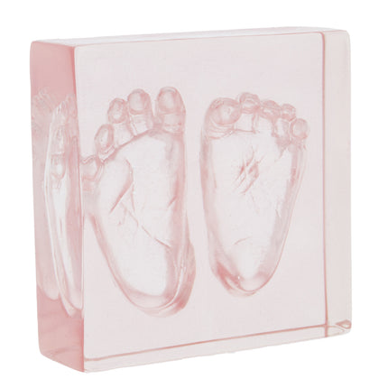 Dooky Fotorahmen Crystal Memories 2D Hand Foot Print 10X10Cm