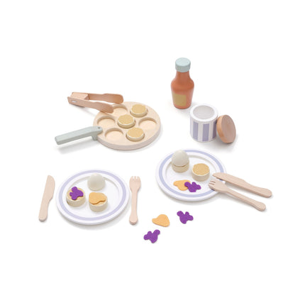 Kid's Concept Spielzeug-Pfannkuchen-Set aus Holz