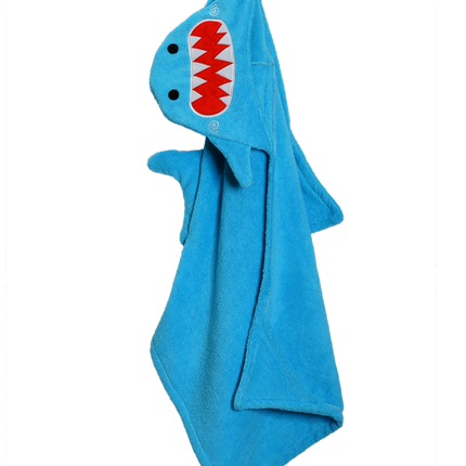 Zoocchini Badcape Baby Sherman The Shark Cotton