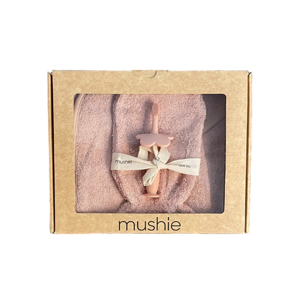 Mushie Geschenkbox Bath Time Blush 3 Stück