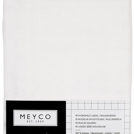 Meyco Hydrophiles Tuch 10 St. Weiß