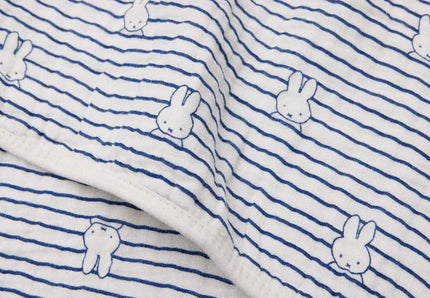 Jollein Wiegedecke Miffy Stripe Navy 75X100cm