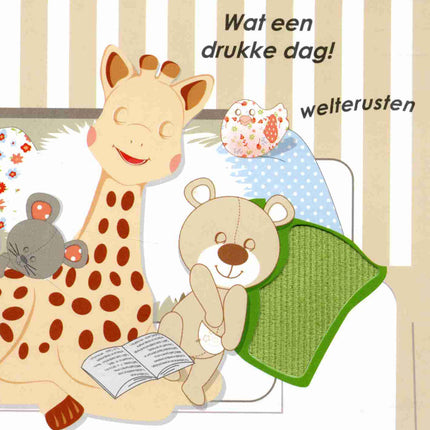 Sophie de Giraf Baby Book Feeling Book: Ein Tag mit Sophie