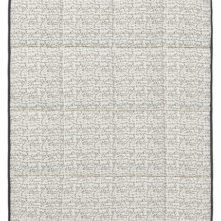 Noppies Fancy Dot Laufgittermatte aus Jersey, wendbar, geschmiedetes Eisen, 100 x 135 cm