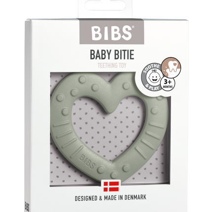 BIBS Beißspielzeug Heart Sage