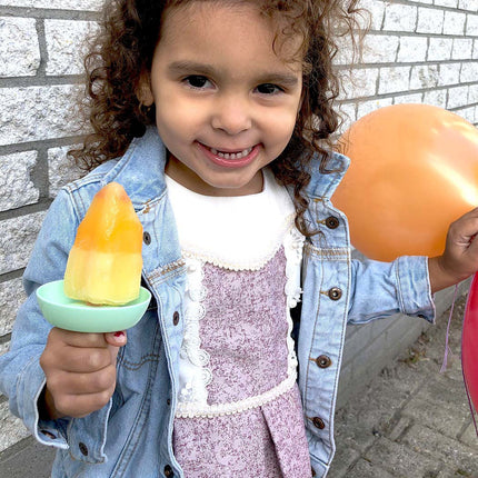 Dooky Kindergeschirr Gelb-Mint 2 Stück Stop Drip