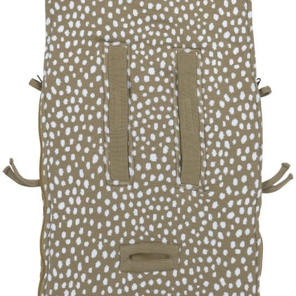 Meyco Fußsack Cheetah Taupe