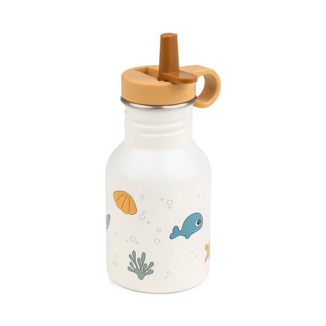 Done by Deer Thermosflasche Sea Friends Beige 350ml