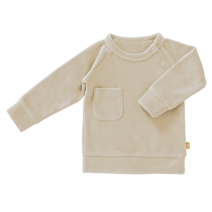 Fresk Baby Pullover Velours Sandshell