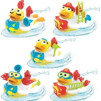 Yookidoo Badespielzeug Jet Duck Fireman