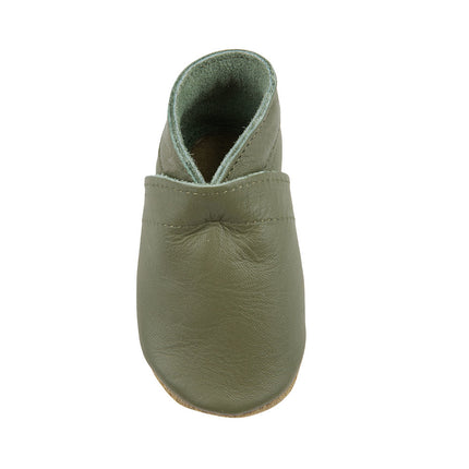 Baby Dutch Babyschuhe Plain Olive