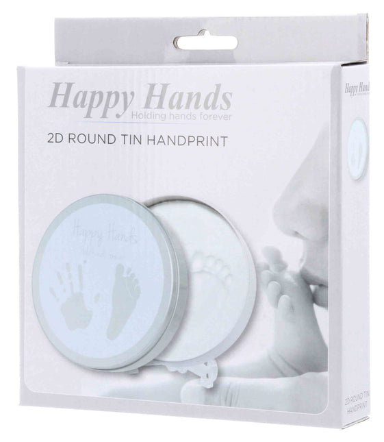 Dooky Druckset Happy Hands Round Clay Tin