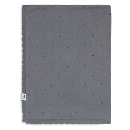 Jollein Kinderbettdecke Pointelle Storm Grey 75x100cm