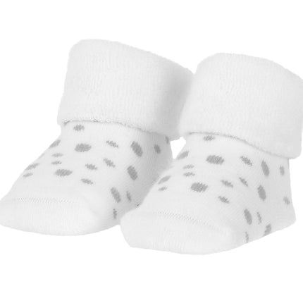 BamBam Babysocken Socken mit Punkten weiß