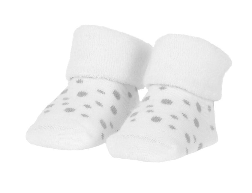 BamBam Babysocken Socken mit Punkten weiß