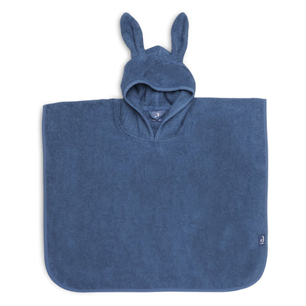 Jollein Badeponcho mit Ohren, Jeansblau