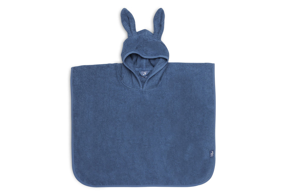 Jollein Badeponcho mit Ohren, Jeansblau