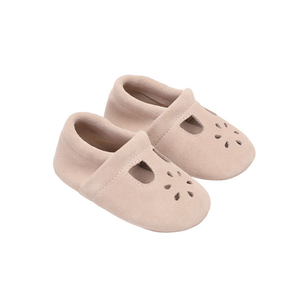 Baby Dutch Baby Schuhe Juna Beige Wildleder