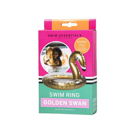 Swim Essentials Swim Band Kind Schwan Gold mit Glitter 57Cm