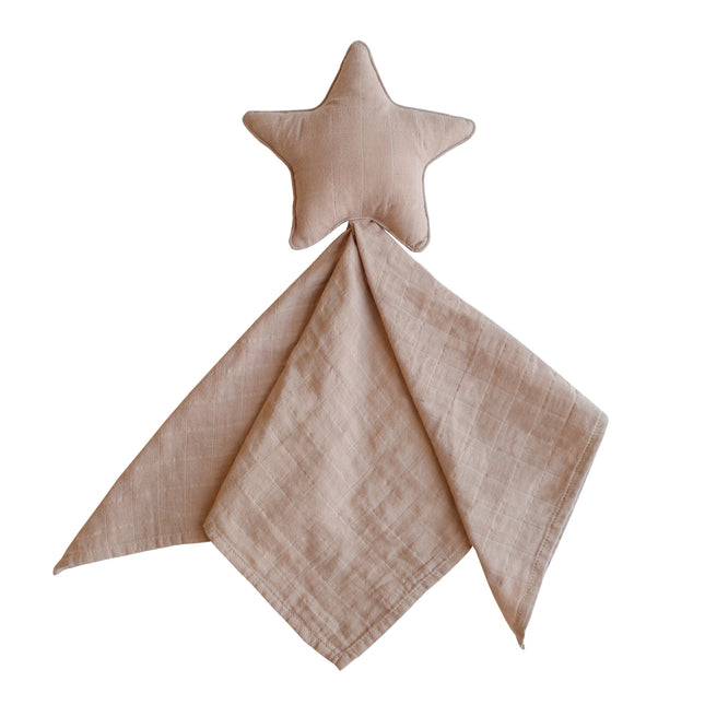 Mushie Kuscheldecke Lovey Star Natural