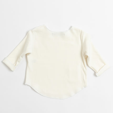 Bamboom Baby-Shirt Langarm Creme