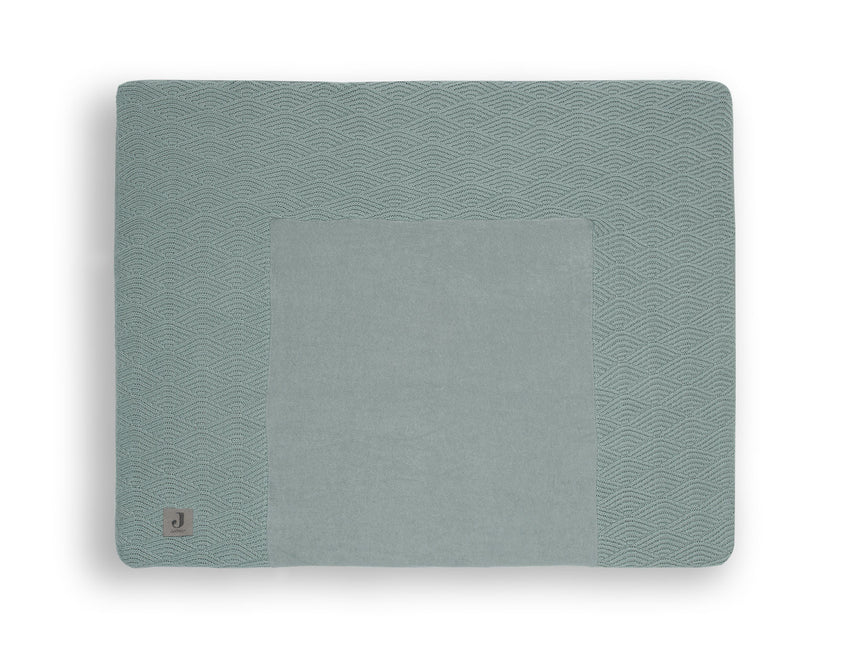 <tc>Jollein</tc> Wickelauflagenbezug River Knit Ash Green 75x85cm