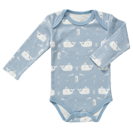 Fresk Body Langarm Whale Blue Fog