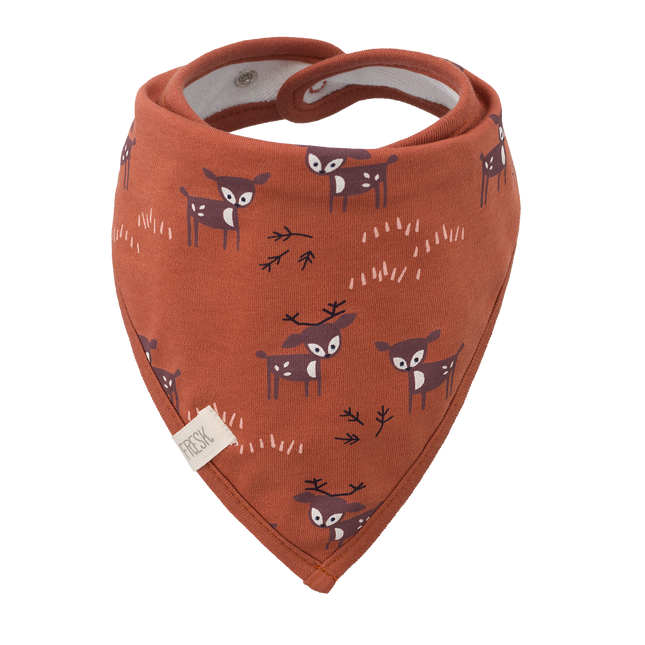 Fresk Lätzchen Hirschbandana Amber Brown