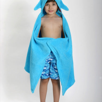 Zoocchini Badcape Baby Sherman The Shark Cotton