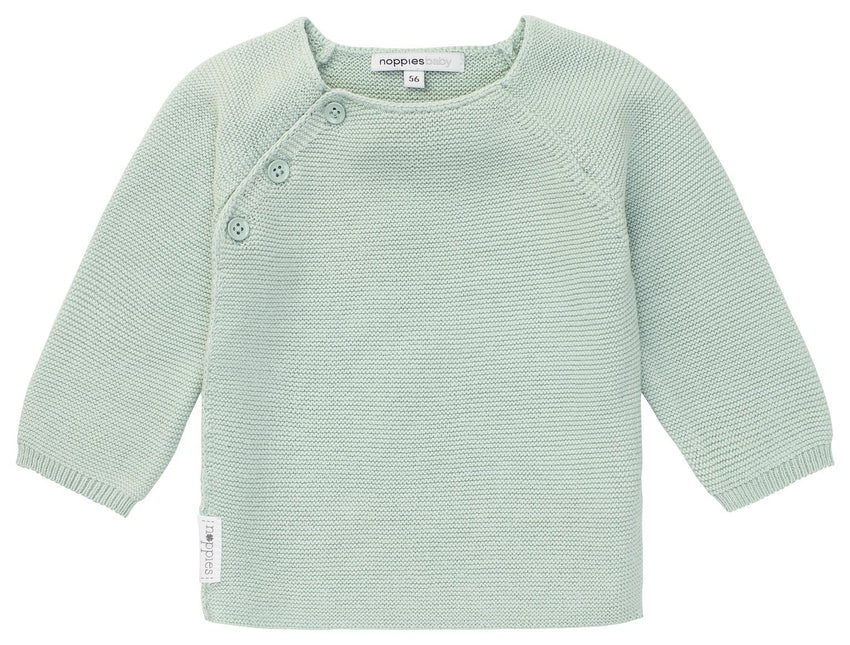 Noppies Baby Strickjacke Pino Grau Mint Melange