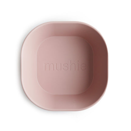 Mushie Baby Schale Quadratisch Blush 2pcs