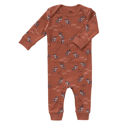 Fresk Baby Pyjama Deer Amber Brown - Fresk - Babywinkel - 8720574692334