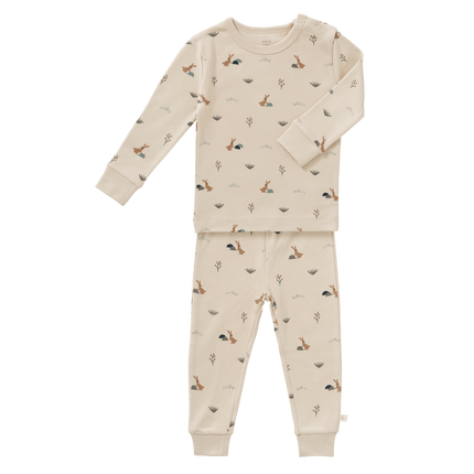 Fresk Baby Pyjama Rabbit Sandshell 2 - delig - Fresk - Babywinkel - 8720574693645