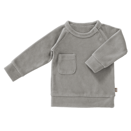 Fresk Baby Sweater Velours Paloma Grey - Fresk - Babywinkel - 8720088954577