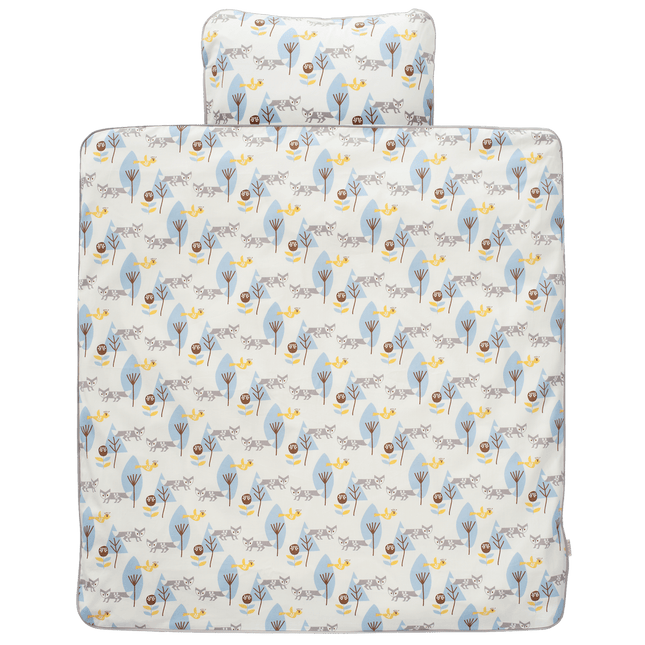 Fresk Dekbedovertrek Fox Blue 80x80cm - Fresk - Babywinkel - 8718754231640