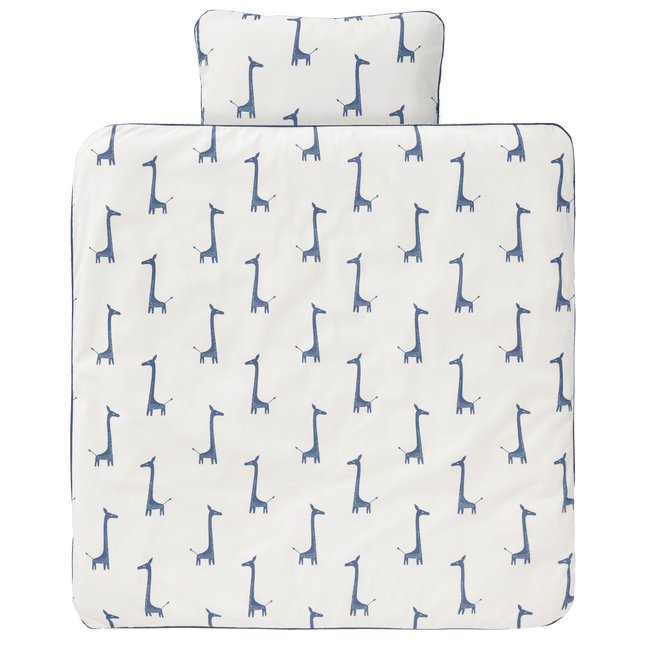 Fresk Dekbedovertrek Giraf Indgio Blue 100x135cm - Fresk - Babywinkel - 8719638232654